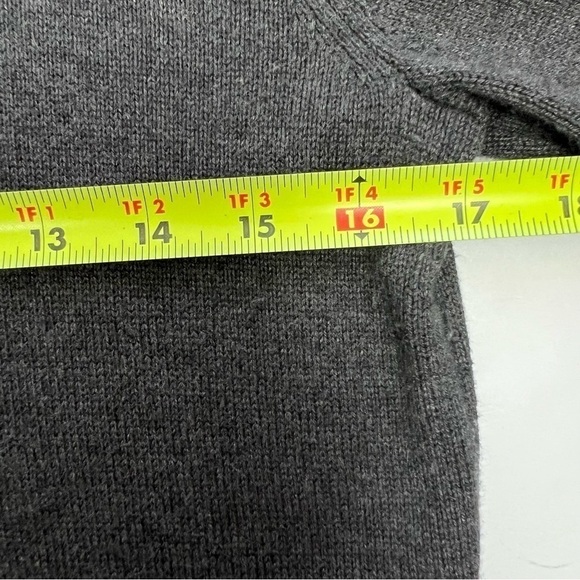 MICHAEL Michael KORS Women’s Sweater Dress Medium Gray Gothic Stud Embellishment - Picture 9 of 16